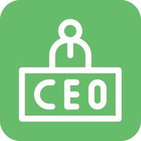 CEO vector icono