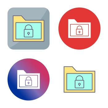 icono de vector de carpeta
