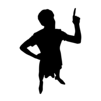 persone silhouette sovrapposizione. forma e forme. grafico risorsa e sfondo. png