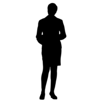 persone silhouette sovrapposizione. forma e forme. grafico risorsa e sfondo. png