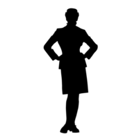 persone silhouette sovrapposizione. forma e forme. grafico risorsa e sfondo. png