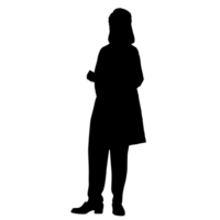 persone silhouette sovrapposizione. forma e forme. grafico risorsa e sfondo. png