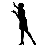 persone silhouette sovrapposizione. forma e forme. grafico risorsa e sfondo. png