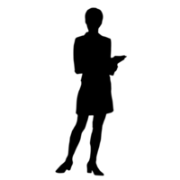 persone silhouette sovrapposizione. forma e forme. grafico risorsa e sfondo. png