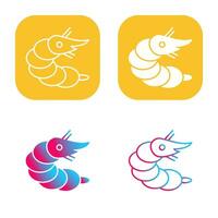 Shrimp Vector Icon