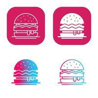 icono de vector de hamburguesa