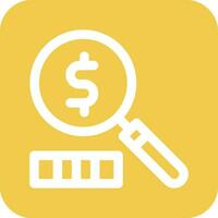 Loupe Money Vector Icon