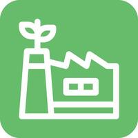 Green Factory Vector Icon