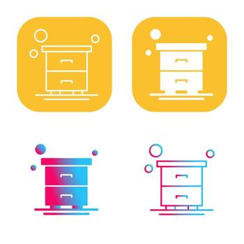 icono de vector de mesa