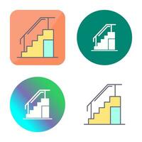 icono de vector de escaleras