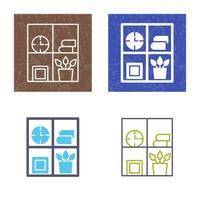 Bookshelf Vector Icon