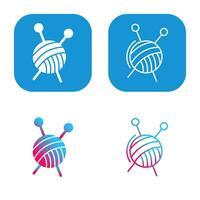 Knitting Vector Icon