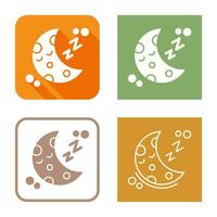 Sleeping Vector Icon