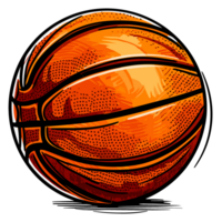 basketball clipart - ai génératif png