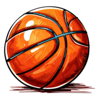 basketboll ClipArt - ai generativ png