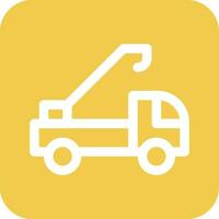 Crane Turck Vector Icon