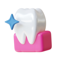 3d illustration molar- tand png