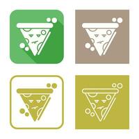 icono de vector de pizza