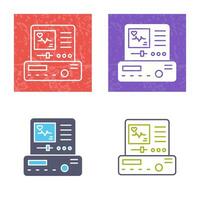 Electrocardiogram Vector Icon