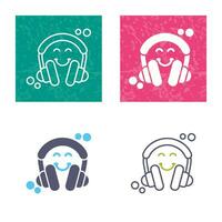 icono de vector de auriculares