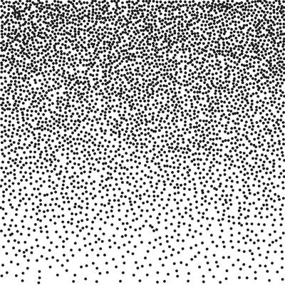 a black and white gradient texture image of dots or confetti
