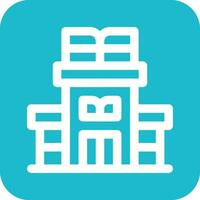Library Building Vector Icon