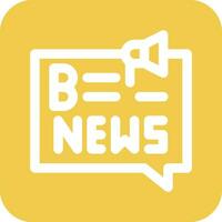 Breaking News Vector Icon