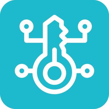 icono de vector de cifrado