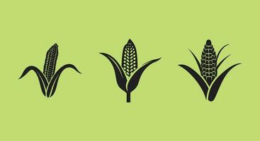 cuerno de la abundancia de maíz vector elementos para otoño temática obra de arte