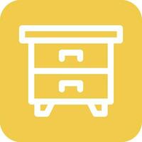 Drawer Table Vector Icon