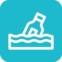 Message in a Bottle Vector Icon