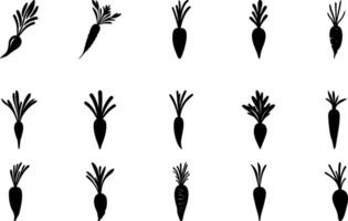 Carrot Vector Elements   Versatile Graphics for Various Creative Projects