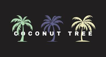 Coconut Tree Patterns   Seamless Vector Backgrounds for Tropical Themes