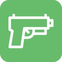 icono de vector de pistola