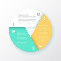 infografía diagrama tarta gráfico modelo vector