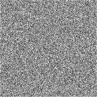 a black and white image of a texture, confetti or white noise