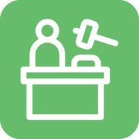 Judge Vector Icon