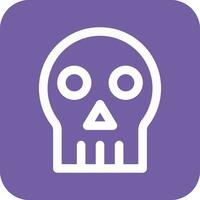 icono de vector de calavera