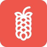 icono de vector de frambuesa