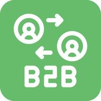 B2B Marketing Vector Icon