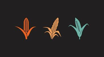 Cornfield Magic   Whimsical Vector Graphics of Corn Plants in a Fantasy Setting