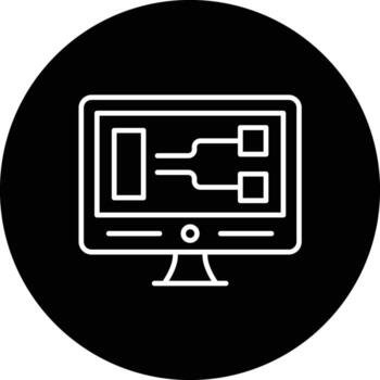Visual Programming Vector Icon