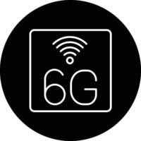 6G Network Vector Icon