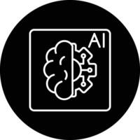 Artificial Intelligence Vector Icon