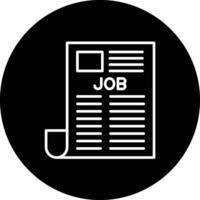 Job Ad Vector Icon