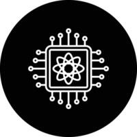 Quantum Technology Vector Icon