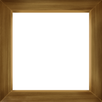 Square wood frame border png