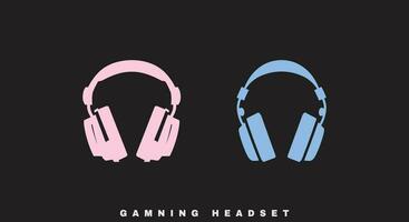 Gaming Powerhouse High Performance Headset Illustrations for Gamers vector