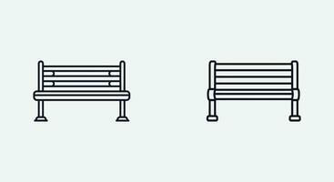 Sitting Pretty in Vectors Bench Set for Parks, Promenades, and Landscapes.