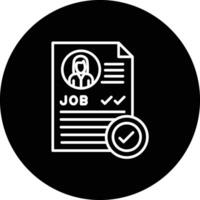 Hired Vector Icon